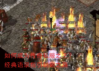 如何成为传奇私服之王?经典语录指引制霸之路 如何成为传奇私服之王?经典语录指引制霸之路