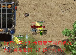 如何快速提升传奇变态服角色战力?装备获取与升级全攻略? 如何快速提升传奇变态服角色战力?装备获取与升级全攻略?